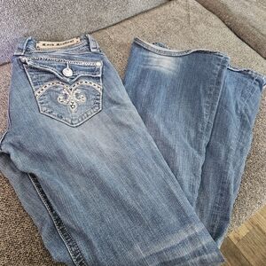 Rock Revival Women's Light Blue Boot Cut Jeans NH1